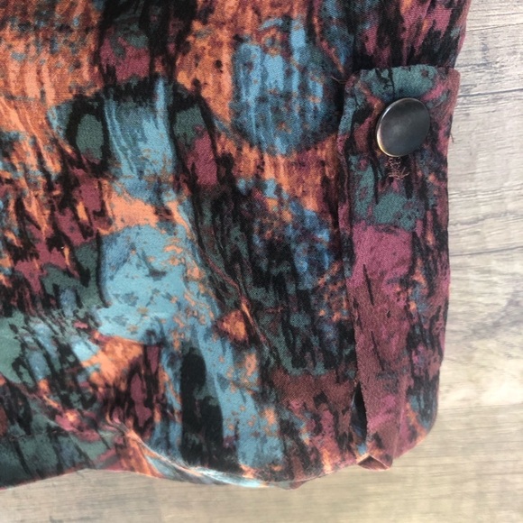 Charlie Jade Boho Flowy Silk Jumpsuit  Romper XS - Picture 7 of 14